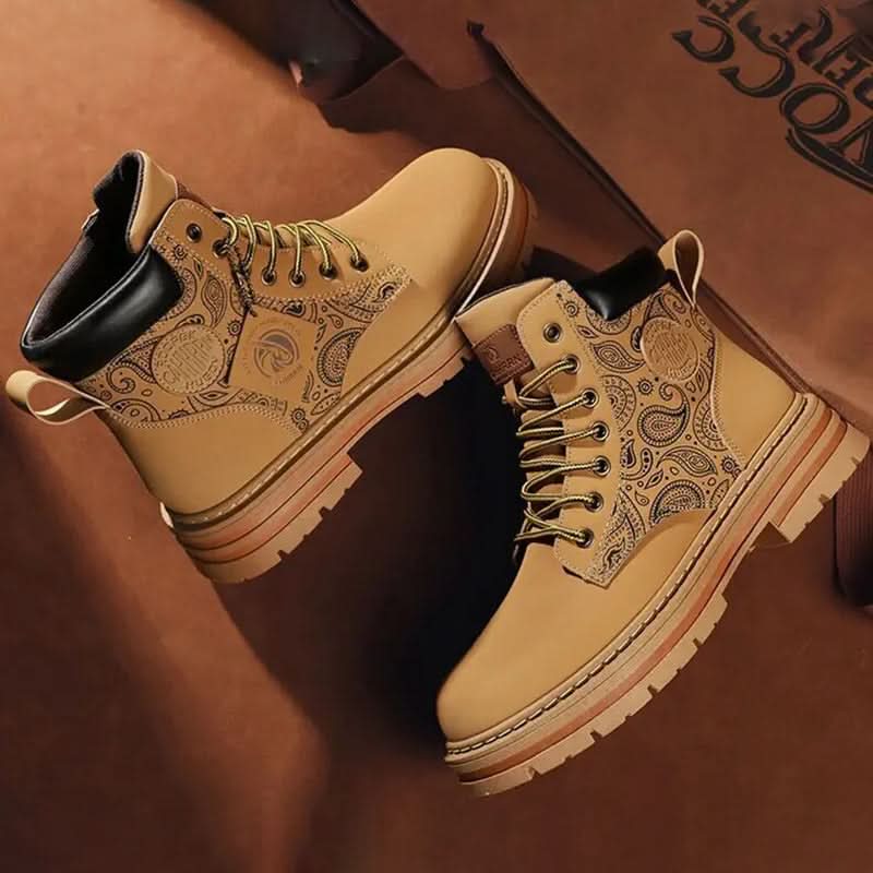 Modische, robuste und vielseitige Lederstiefel für Herren