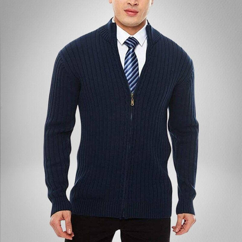 Strickjacke mit Reißverschluss für Herren