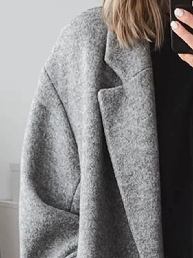 Elegant, Vielseitig, und Schick Oversized Double-Breasted Coat für Damen