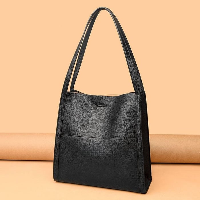 Klassische, elegante, vielseitige Ledertasche, für Damen