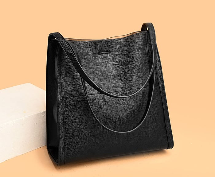 Klassische, elegante, vielseitige Ledertasche, für Damen