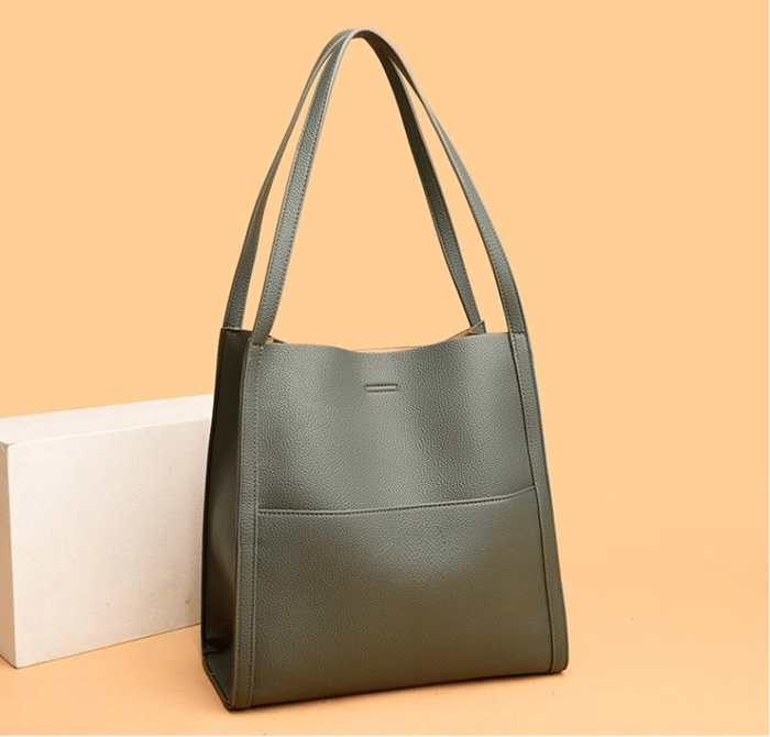 Klassische, elegante, vielseitige Ledertasche, für Damen