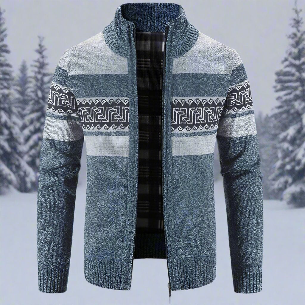 Cozy Winter Knit Cardigan – Warm, Stilvoll, Vielseitig für Herren