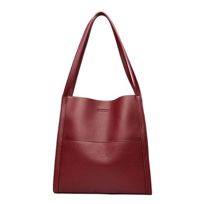 Klassische, elegante, vielseitige Ledertasche, für Damen