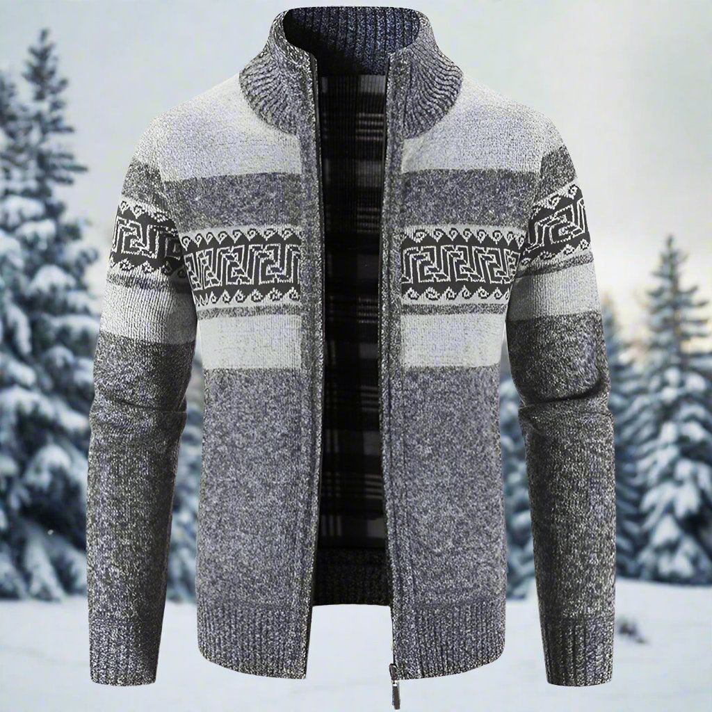 Cozy Winter Knit Cardigan – Warm, Stilvoll, Vielseitig für Herren