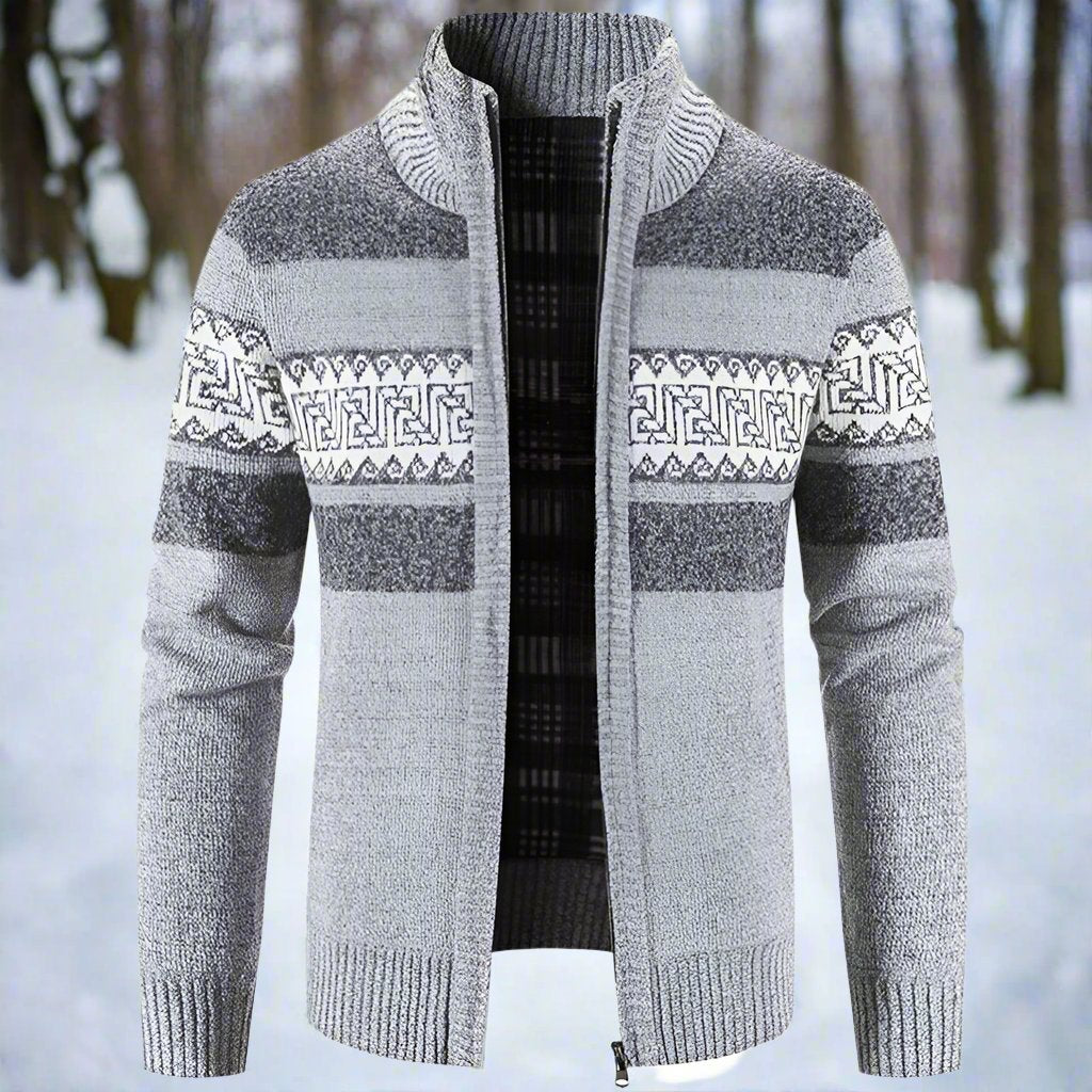 Cozy Winter Knit Cardigan – Warm, Stilvoll, Vielseitig für Herren