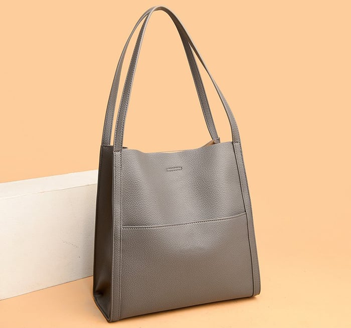 Klassische, elegante, vielseitige Ledertasche, für Damen