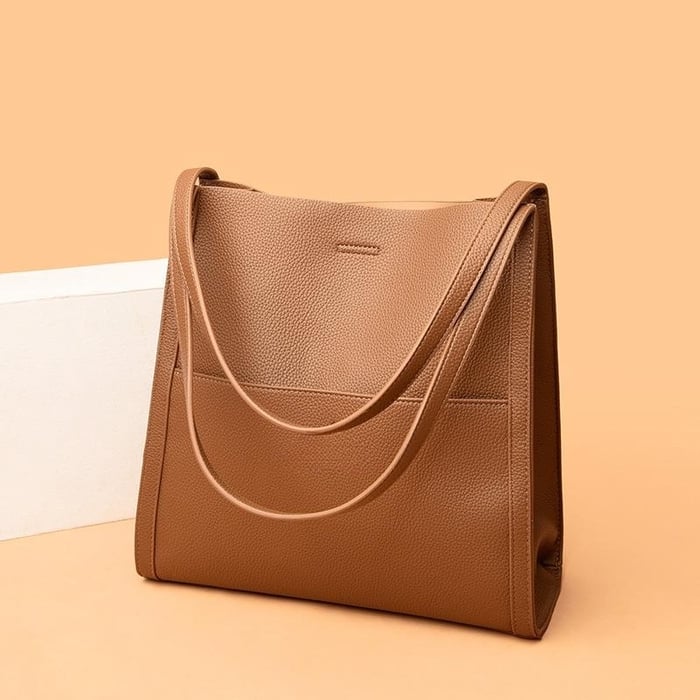 Klassische, elegante, vielseitige Ledertasche, für Damen