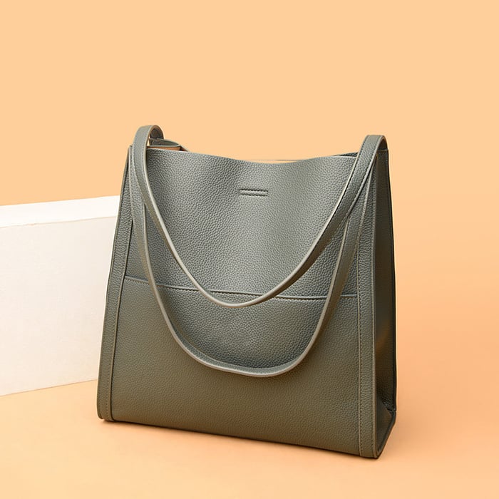 Klassische, elegante, vielseitige Ledertasche, für Damen