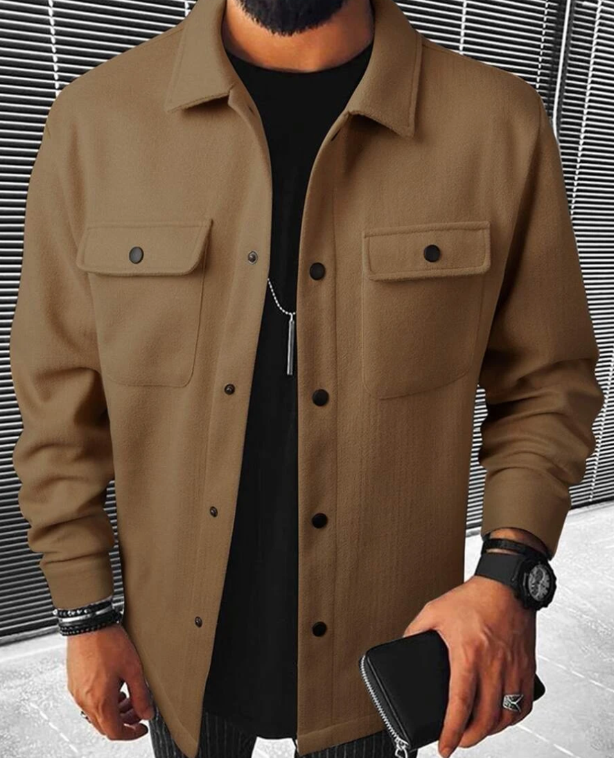 Vielseitig Stilvoll Minimalistisch Overshirt für Herren