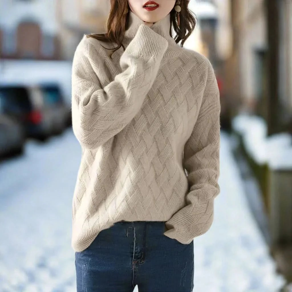 Gemütlich Schick Oversize Pullover für Damen