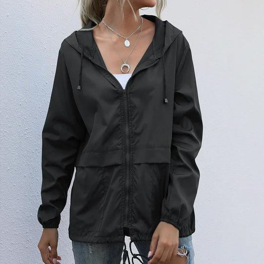 Leicht, modern, vielseitige Windbreaker Jacke für Damen