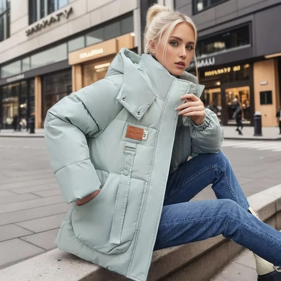 Trendy, leichte und modische Gesteppte Winterjacke für Damen