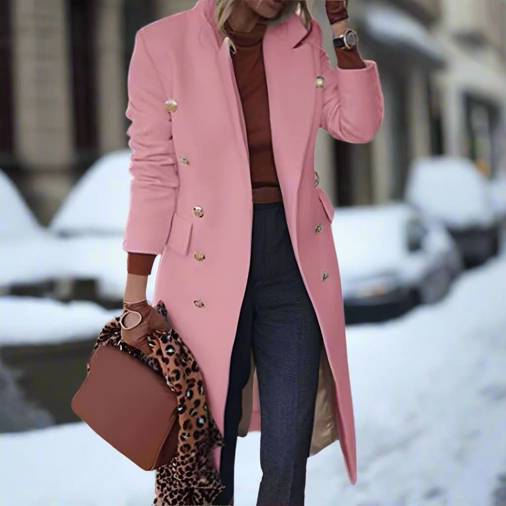 Opulenter bequemer klassischer Damenmantel