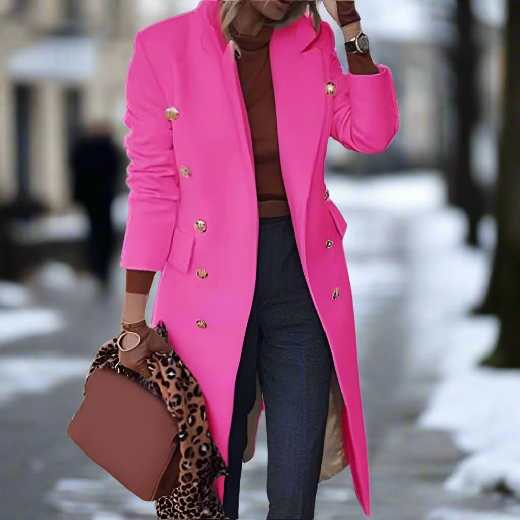 Opulenter bequemer klassischer Damenmantel