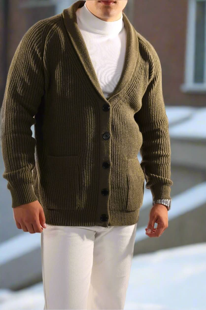 Vielseitig Elegant Komfortabel Cardigan für Herren