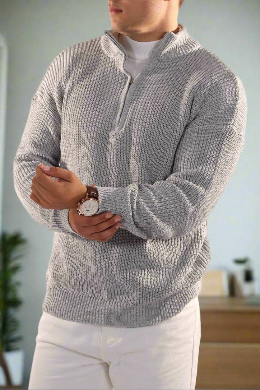 Zeitlos, elegant, bequem Zip Sweater für Herren