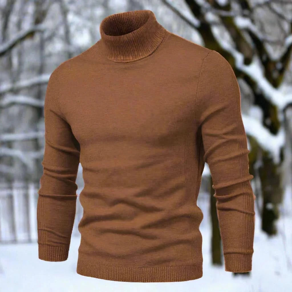 Kuschelig Elegant Vielseitig Rollkragenpullover für Herren