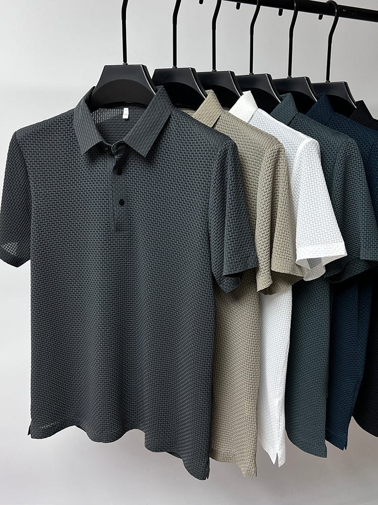 Schickes, cooles, sportliches Mesh-Poloshirt für Herren