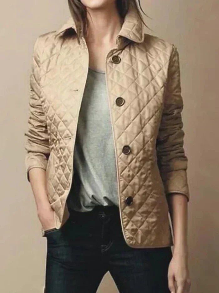 Elegante, leichte, gesteppte Jacke für Damen