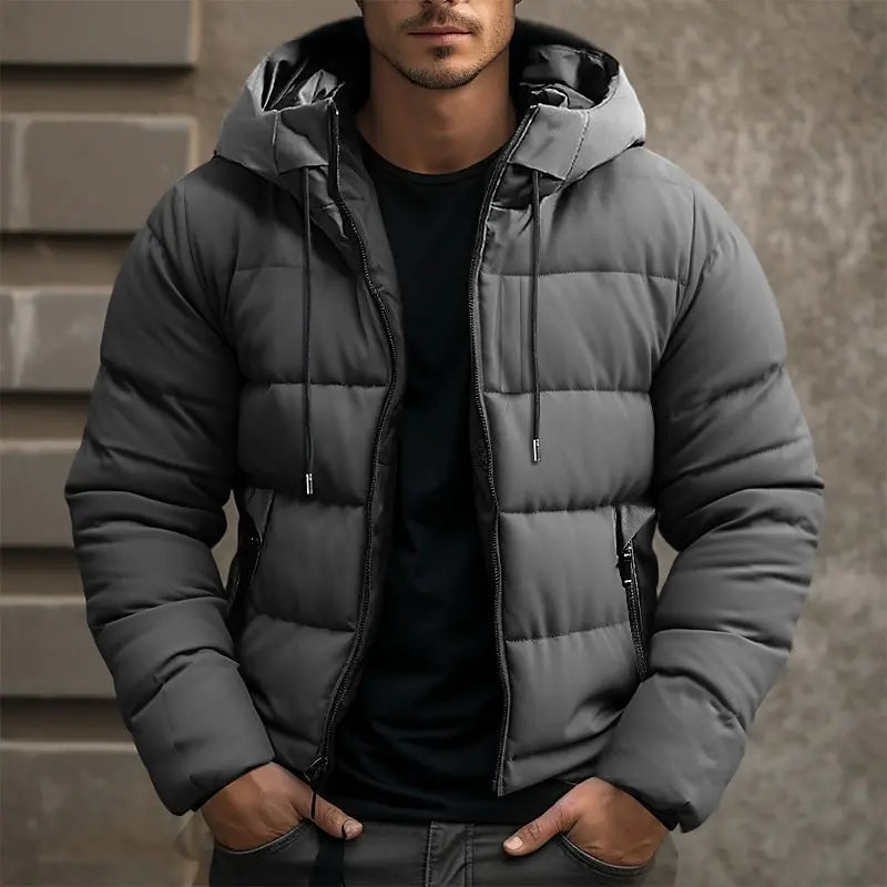 Gepolsterte Winterjacke – Warm, Vielseitig, Zeitgemäß für Herren