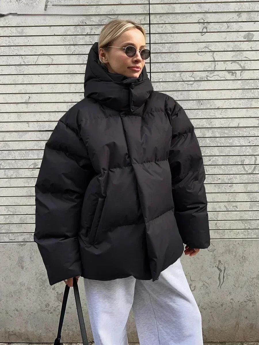 Luxus, isolierend, schicke Steppjacke für Damen