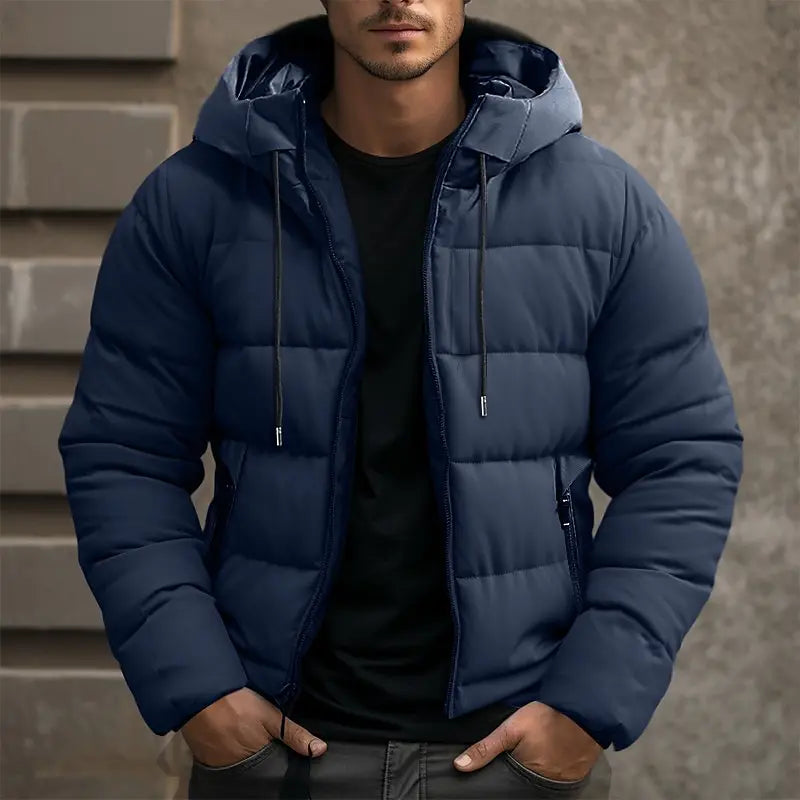 Gepolsterte Winterjacke – Warm, Vielseitig, Zeitgemäß für Herren