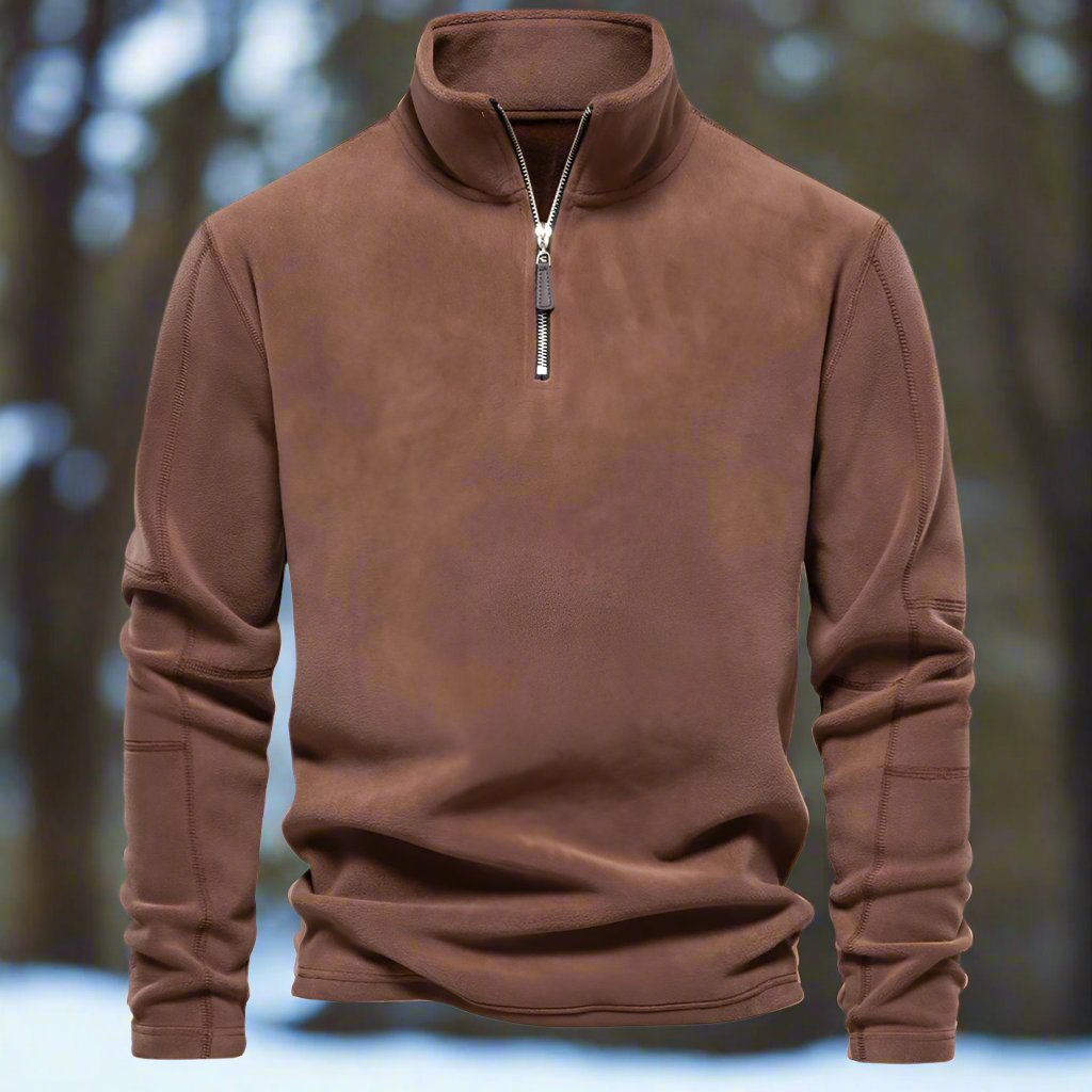 Cozy Comfort Zip-Up Pullover – Vielseitig, Bequem, Modern für Herren