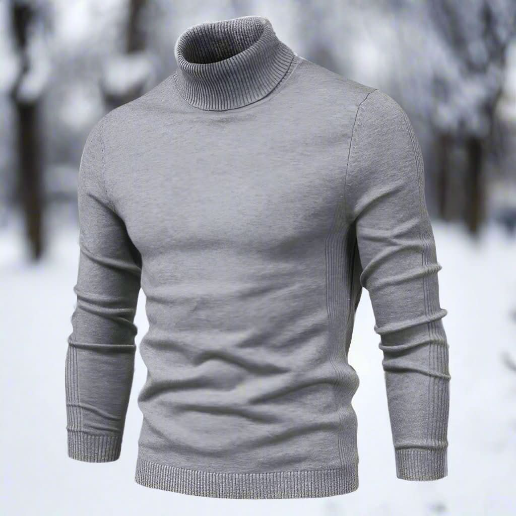 Kuschelig Elegant Vielseitig Rollkragenpullover für Herren