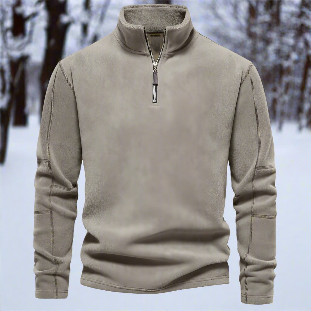 Cozy Comfort Zip-Up Pullover – Vielseitig, Bequem, Modern für Herren