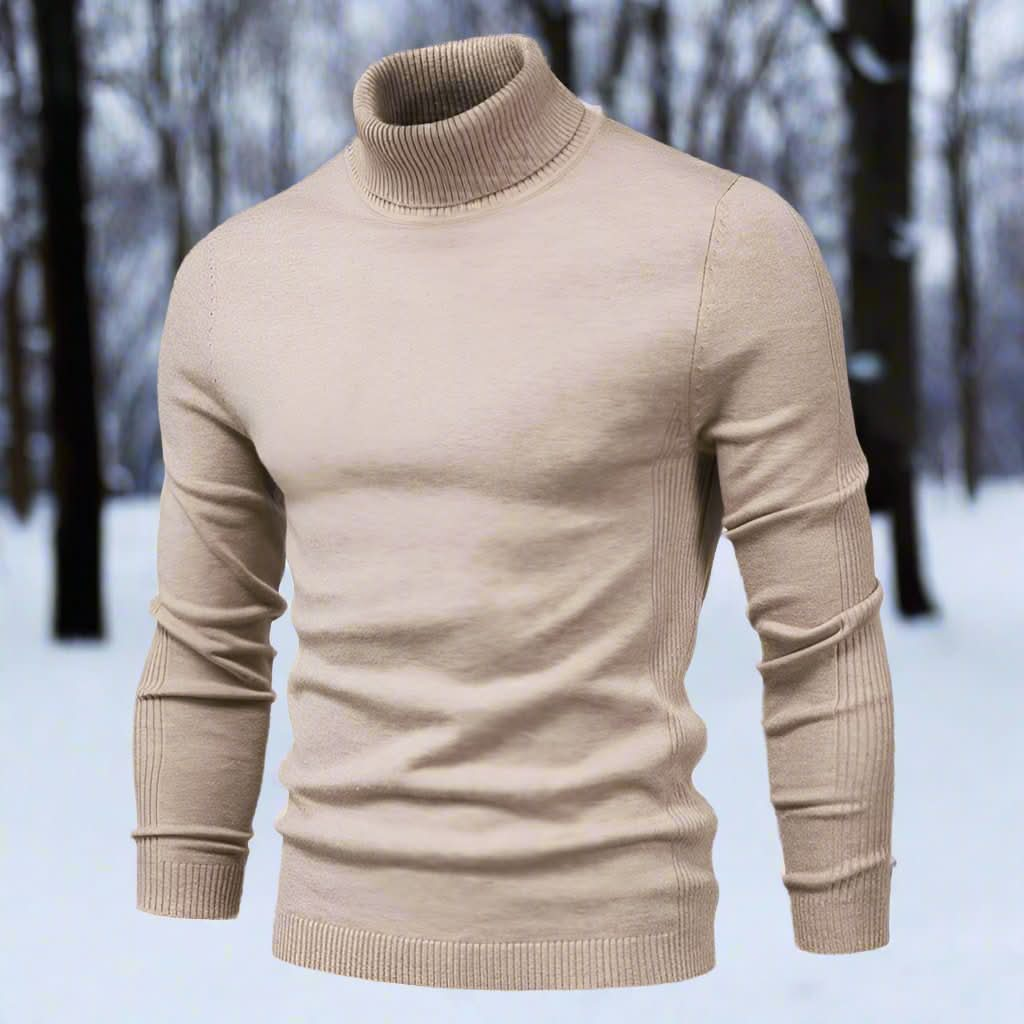 Kuschelig Elegant Vielseitig Rollkragenpullover für Herren