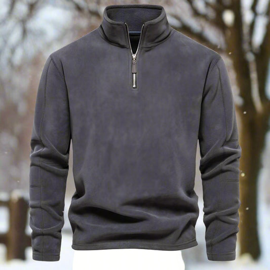 Cozy Comfort Zip-Up Pullover – Vielseitig, Bequem, Modern für Herren