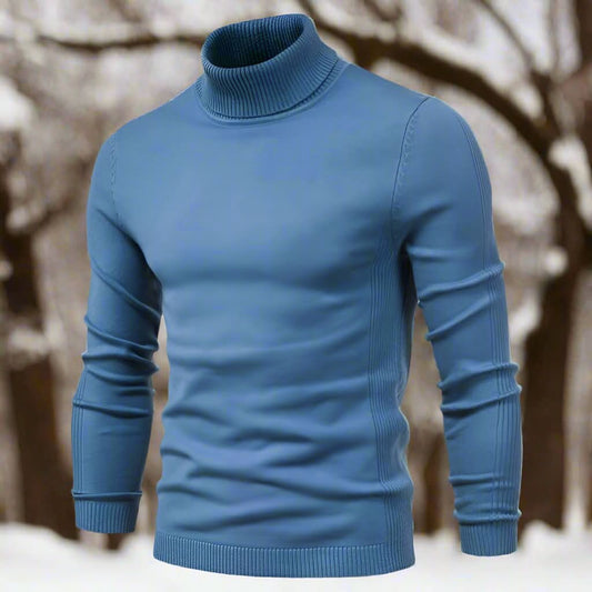 Kuschelig Elegant Vielseitig Rollkragenpullover für Herren