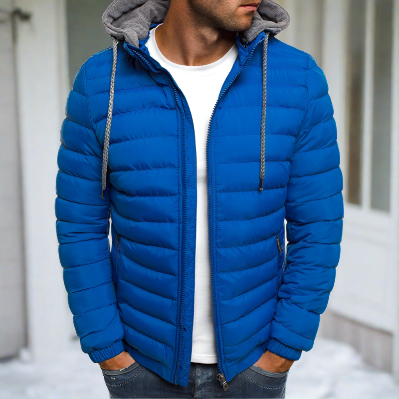 Pufferjacke mit Kapuze für Herren