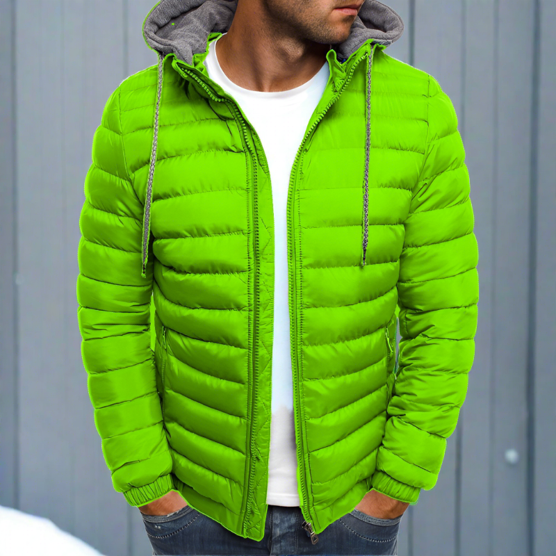 Pufferjacke mit Kapuze für Herren