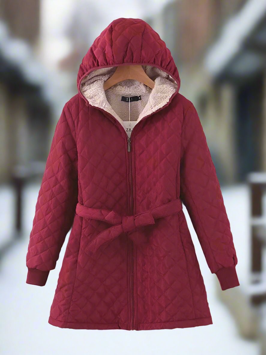 Eleganter, Gemütlicher, Steppiger Winterparka für Damen