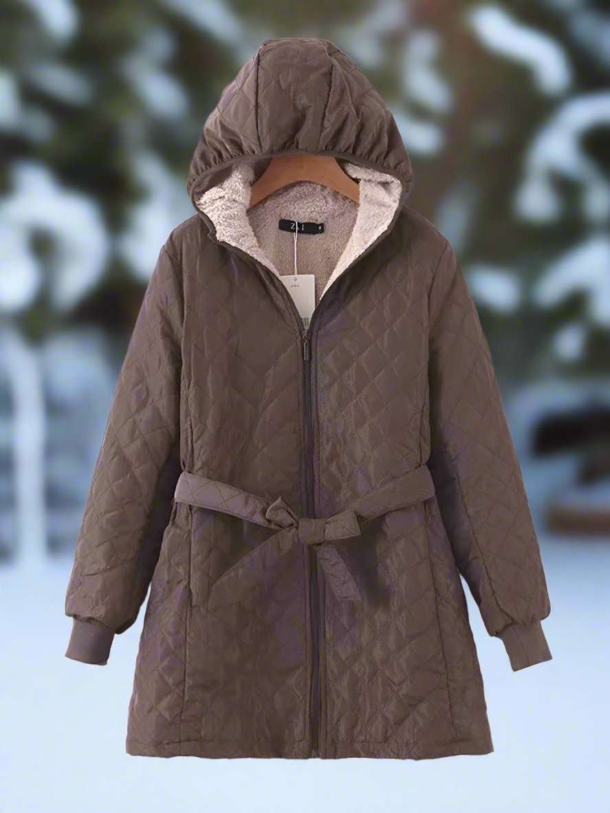 Eleganter, Gemütlicher, Steppiger Winterparka für Damen