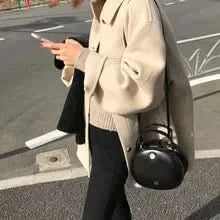 Schicke, isolierte, modische warme Winterjacke für Damen