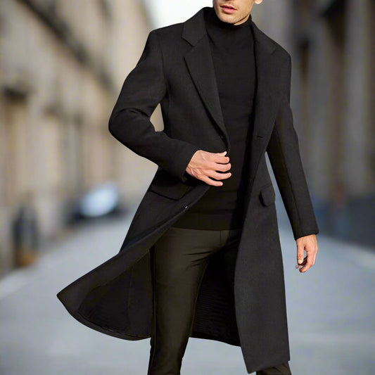 Extra Long Coat – Elegant, Raffiniert, Vielseitig für Herren