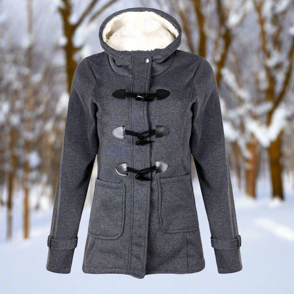 Trendy, schmeichelhafte und praktische Winterjacke für Damen