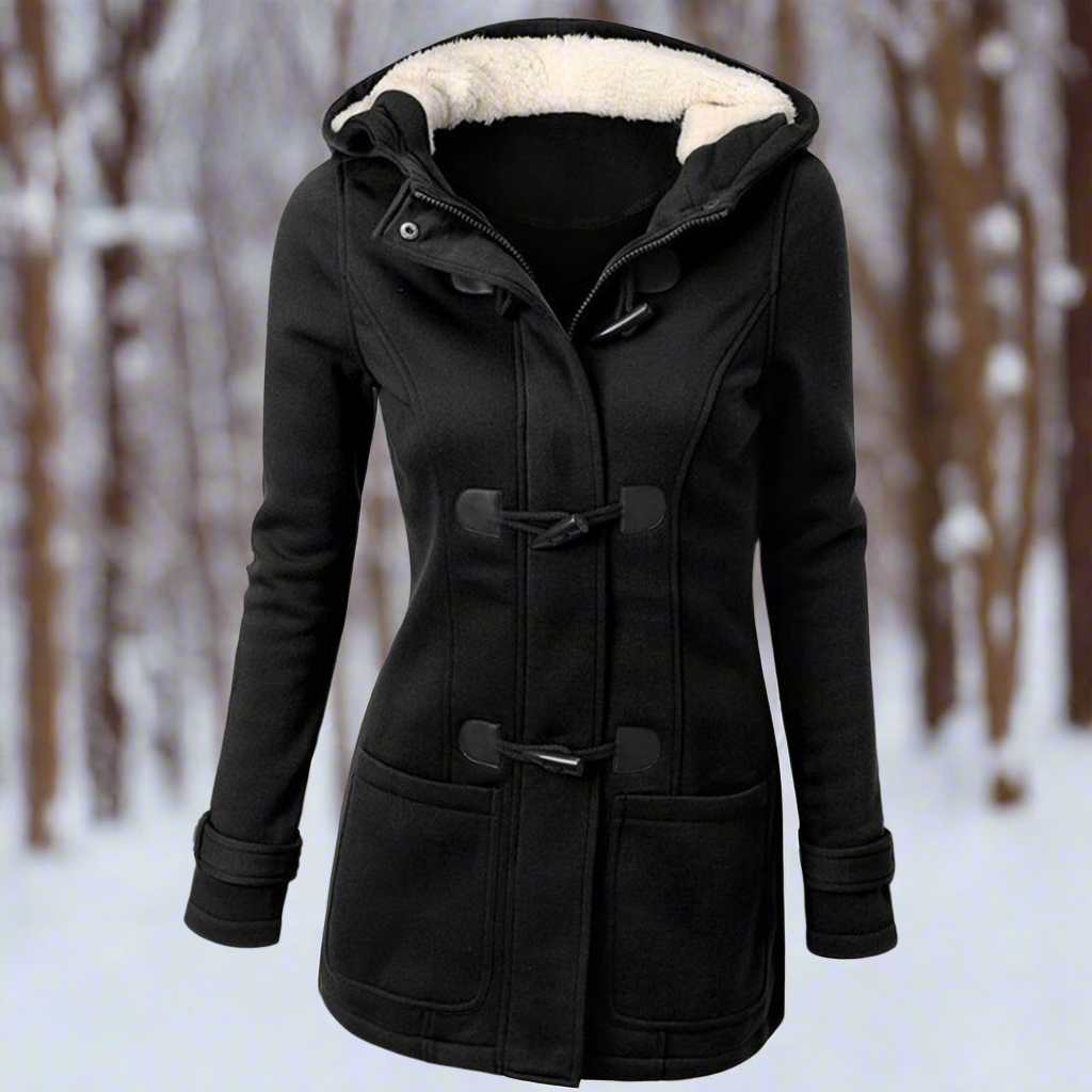 Trendy, schmeichelhafte und praktische Winterjacke für Damen