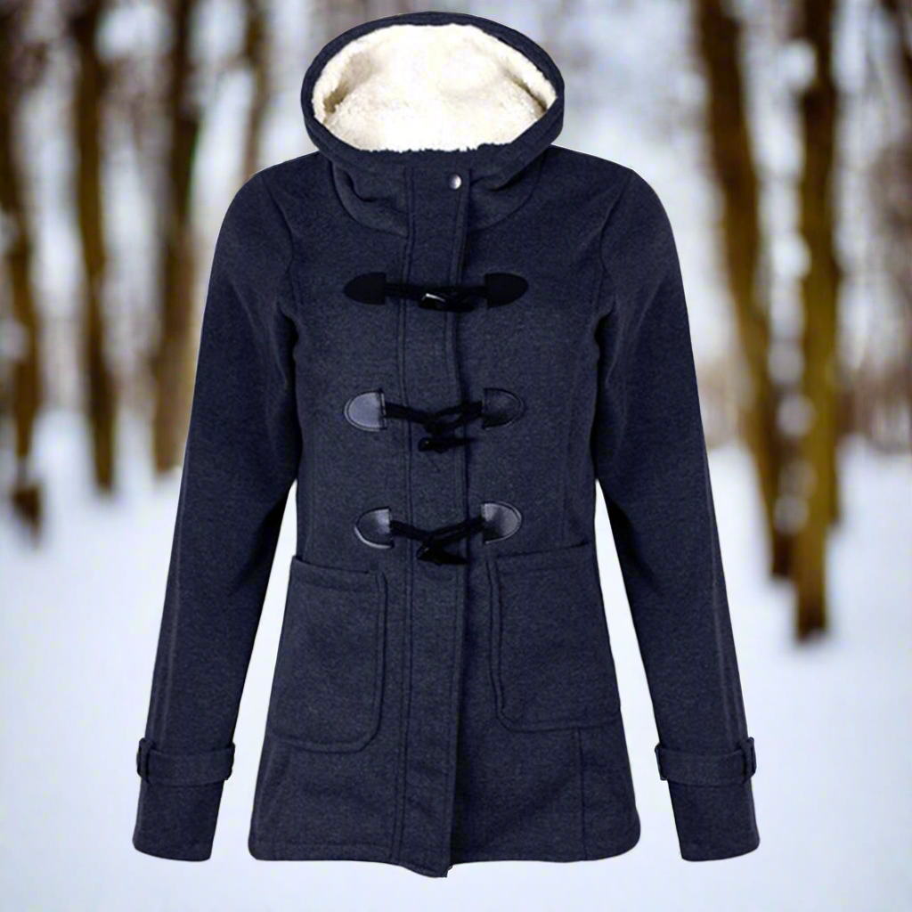 Trendy, schmeichelhafte und praktische Winterjacke für Damen