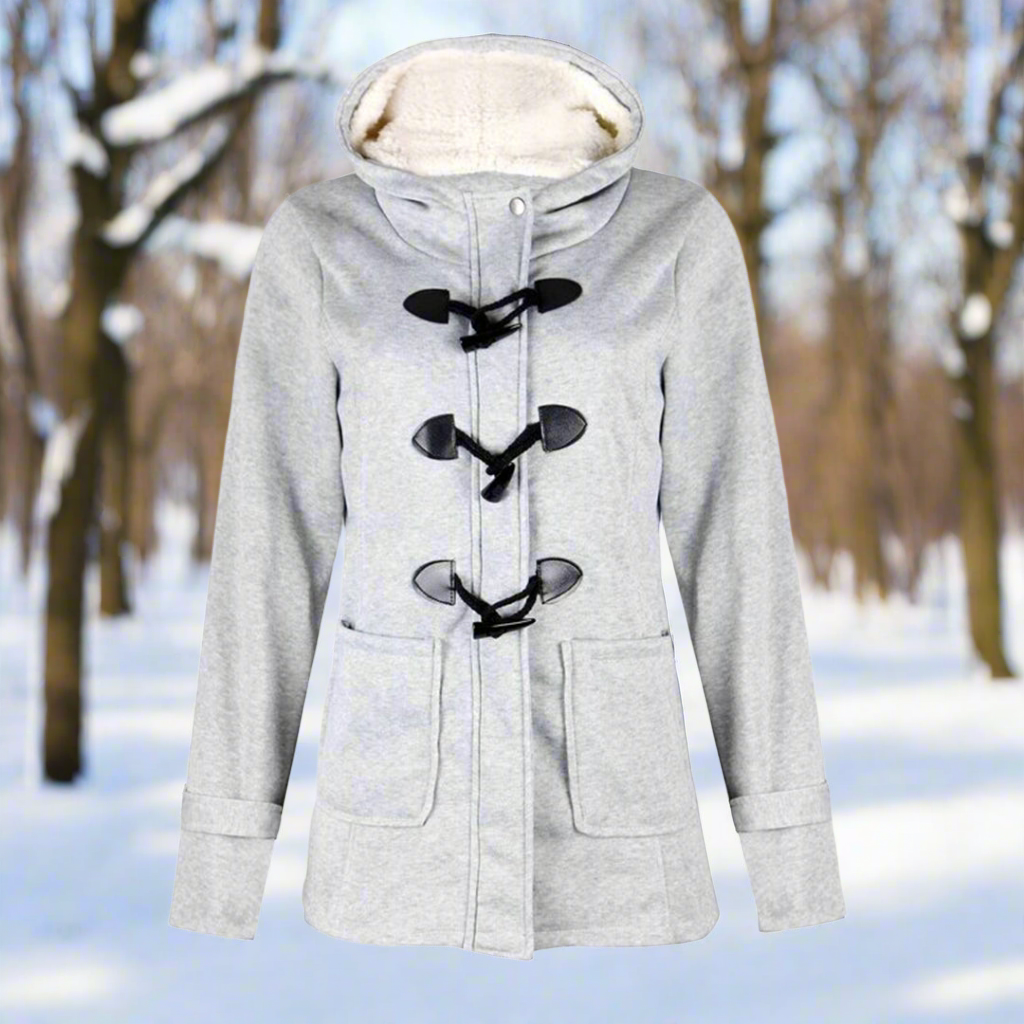 Trendy, schmeichelhafte und praktische Winterjacke für Damen