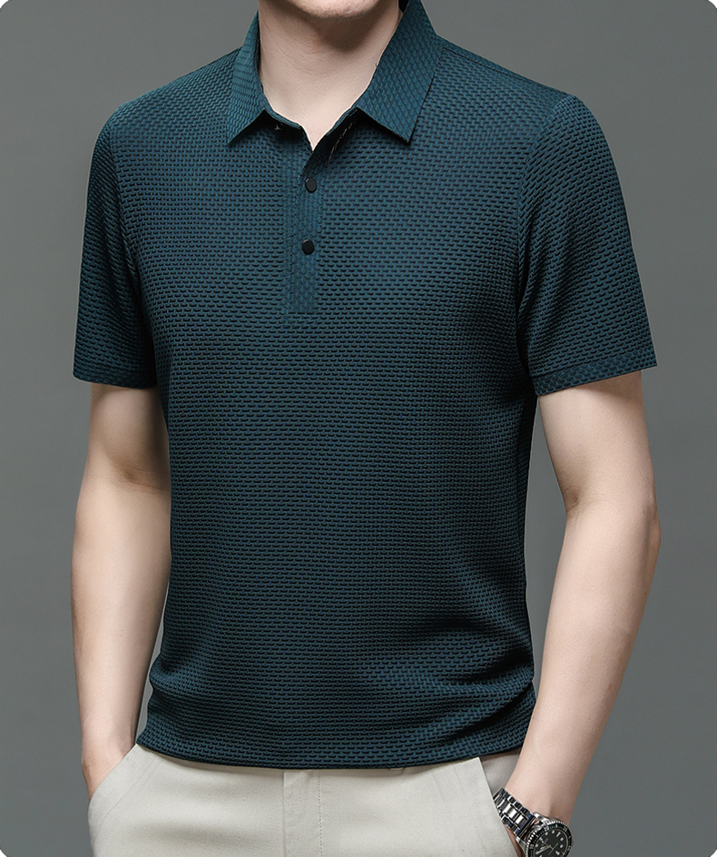 Schickes, cooles, sportliches Mesh-Poloshirt für Herren