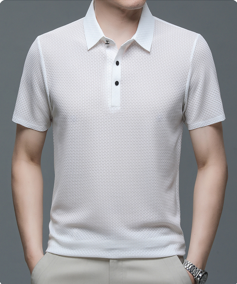 Schickes, cooles, sportliches Mesh-Poloshirt für Herren