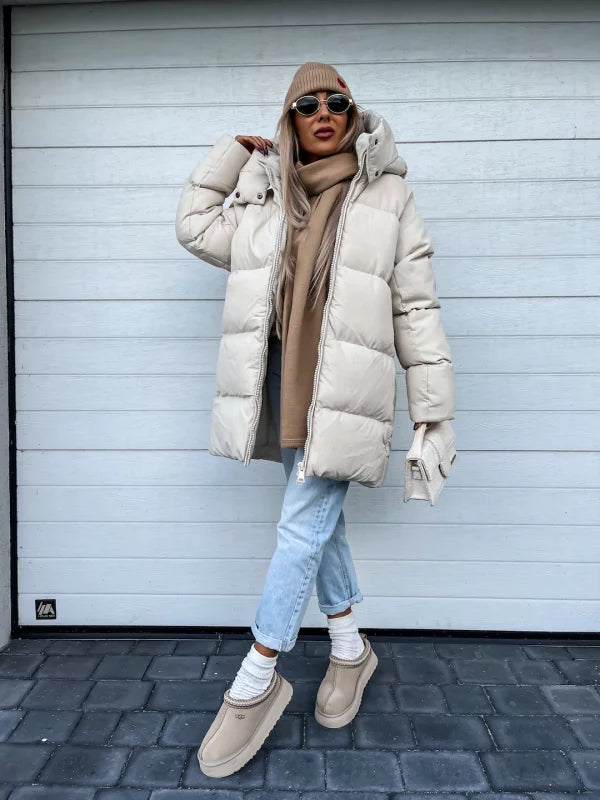 Chic, komfortabel, moderne Pufferjacke für Damen