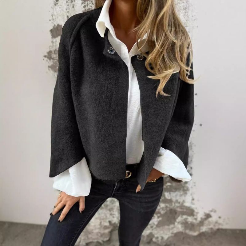 Elegant, weich, Wool Blend Capelet für Damen