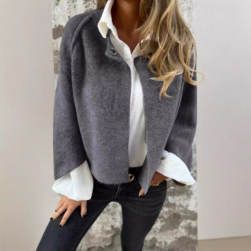 Elegant, weich, Wool Blend Capelet für Damen