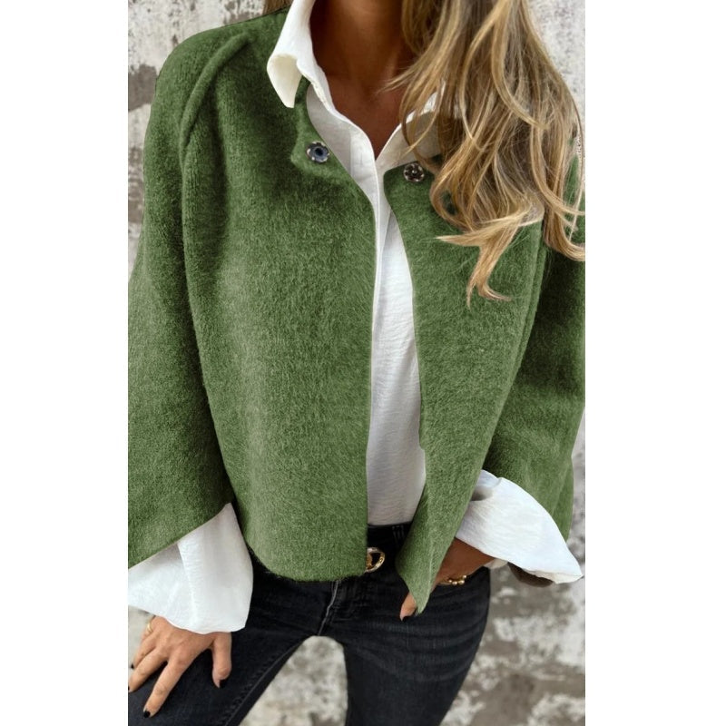 Elegant, weich, Wool Blend Capelet für Damen