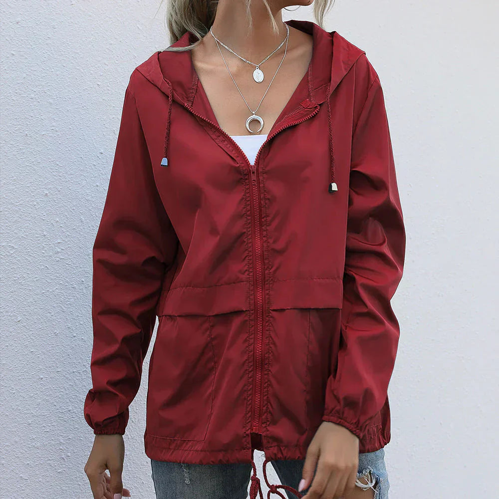 Leicht, modern, vielseitige Windbreaker Jacke für Damen